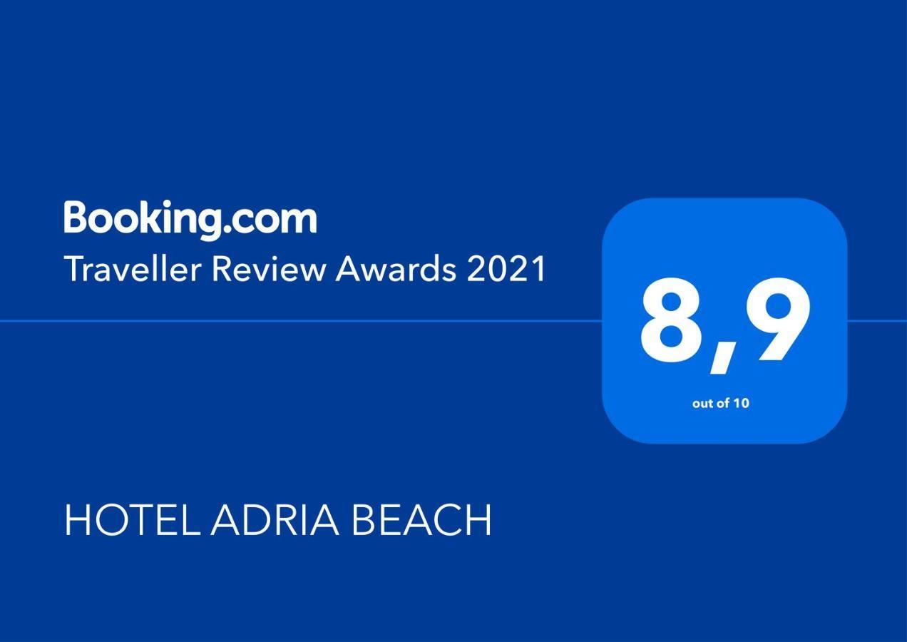 Hotel Adria Beach Rimini Exterior foto